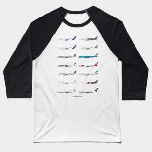 Airbus A350 Operators Baseball T-Shirt